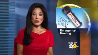 Sharon Tay 2012/04/06 KCAL9 HD; Red dress