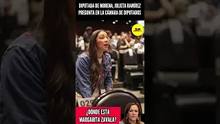 ‼️¿Dónde está Margarita Zavala? cuestiona diputada de morena