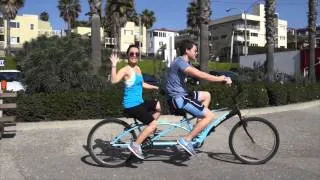 General Hospital stars Kristen Alderson and Chad Duell at Santa Monica Beach