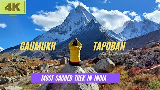 Gaumukh Tapoban Trek Details 2021|Gangotri To Tapoban Route|Mouni Baba Ashram Tapoban|Mount Shivling