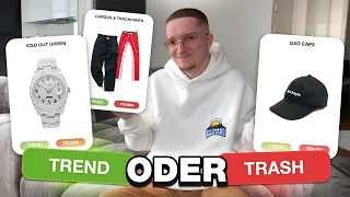 TREND oder TRASH: Cargos, Trackpants, Iced Out Uhren..