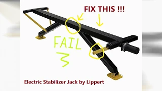 FAIL ---  Repair Electric Stabilizer Jacks by Lippert