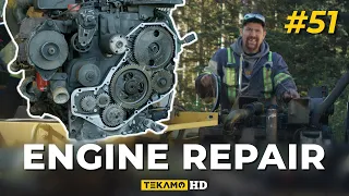 Repairing and Installing This Kawasaki Loader Engine!