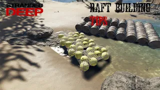 Raft Building How To Tips And And Speed Test In Stranded Deep