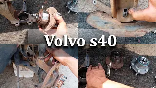 Volvo s40, v40, s60. Как заменить ступицу с подшипником.