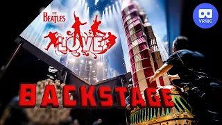 6K VR180 3D - Backstage Tour at The Beatles LOVE (Part I) #vr180 #thebeatleslove