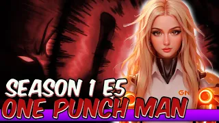 INSANE fighting scene with Genos ONE PUNCH MAN | Episode 5 REACTION! | 1x5 The Ultimate Master