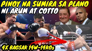 PINOY NA SUMIRA SA PLANO NI ARUM AT COTTO | KNOCKOUT ARTIST 4X BAGSAK!