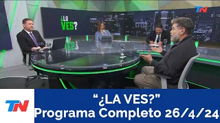 ¿LA VES? I Programa Completo Viernes 26/4/24