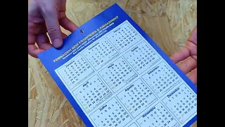 Calendário Simples Vários tamanhos