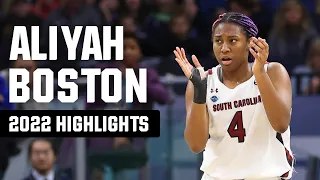 Aliyah Boston 2022 NCAA tournament highlights