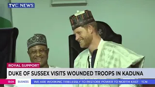 #JH: Prince Harry Promises To Support Wounded Nigerian Soldiers