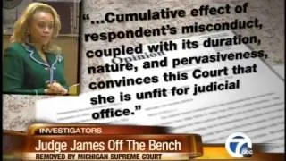 Judge Sylvia James removed from bench