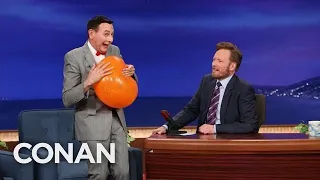 Pee-wee Herman's Water Ski Entrance | CONAN on TBS