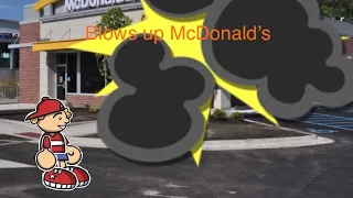 EXPLICIT: Billy blows up McDonald's / arrested