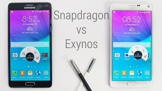 Galaxy Note 4 - Snapdragon 805 vs Exynos 5433 Comparison