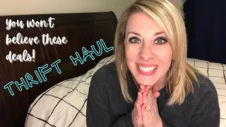 MOST UNBELIEVABLE THRIFT HAUL YET!  || You won't believe these deals!