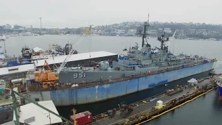 USS Turner Joy at Lake Union Drydock