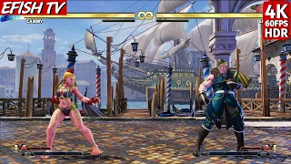 Cammy vs Ed (Hardest AI) - Street Fighter V | 4K 60FPS HDR