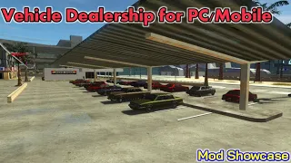 GTA SA PC: Vehicle Dealership (PC/Mobile) [Mod Showcase]