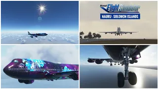 Flying Through Every Country 23 | NAURU - SOLOMON ISLANDS | Microsoft Flight Simulator