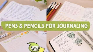 The Best Pens and Pencils for Journaling