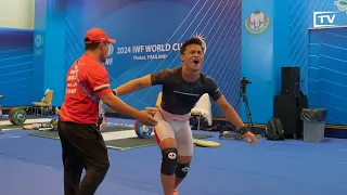 The moment Rizki finds out he's going to the Olympics