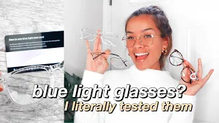 TESTING BLUE LIGHT GLASSES SO YOU DON'T HAVE TO! (Review, Test, Others' Thoughts!) ft. SOJOS Vision