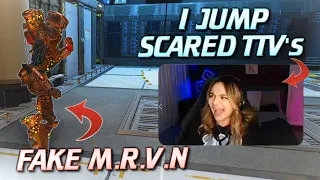 I JUMP SCARED Twitch Streamers by pretending to be M.R.V.N