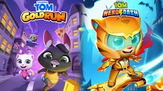 Talking Tom Gold Run - Talking Tom Hero Dash - Full walkthrough - Game on tablet - Gameplay Android