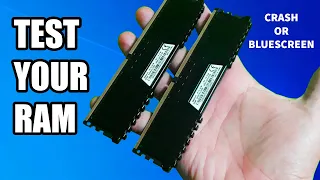How to TEST YOUR RAM with memtest86 / Step By Step Tutorial -  BSOD and Crashing