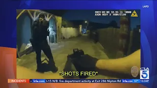 Body cam footage released of deadly Boyle Heights standoff shooting involving LAPD officers