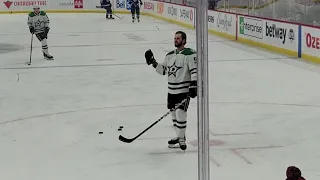 Dallas stars pre game warm up November 2 2021 vs winnipeg jets