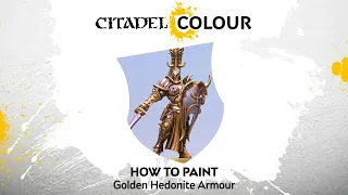 How to Paint: Golden Hedonite Armour