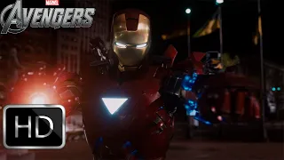 The Avengers (2012): Iron Man y Capitán América VS Loki (HD Latino)