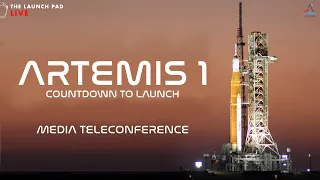 LIVE! Artemis I Pre-Rollout Status Briefing