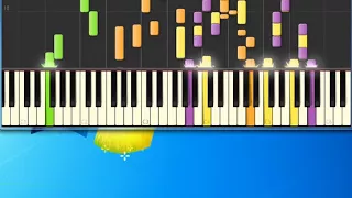 Andy Williams   Love is blue [Synthesia Piano] [Piano Tutorial Synthesia]