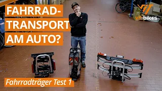 Fahrradträger für die Anhängerkupplung 🚲😮 Westfalia, Fischer & Eufab im Test!