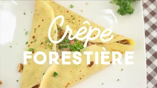 Crêpe forestière - CuisineAZ