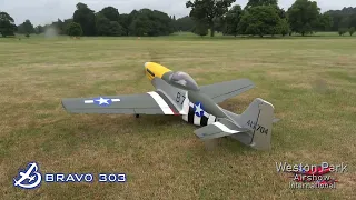 Spitfire and Mustang Rc Scale War Birds  - Weston Park Model Air Show 2022