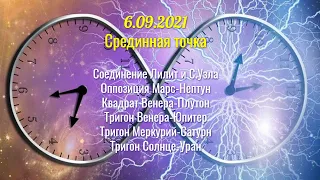 6.09.2021: Внимание - турбулентность и непредсказуемость - Срединная точка и многое другое