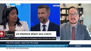 Québec : premier débat des chefs