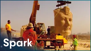 Transporting Ancient Pharaoh Rameses Statue Across Egypt | Huge Moves | Spark