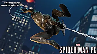 Marvel's Spider-Man PC - Symbiote Raimi Suit Free Roam Gameplay with Spider-Man 3 Soundtrack! [MOD]