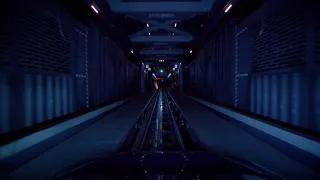 OFFICIAL JURASSIC WORLD VELOCICOASTER NIGHTTIME FRONTROW POV