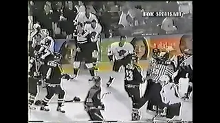 Philadelphia Phantoms vs Utah Grizzlies Bench Clearing Brawl 2002 John Erskine vs Kirby Law