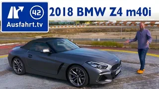 2018 BMW Z4 M40i G29 - Kaufberatung, Test, Review