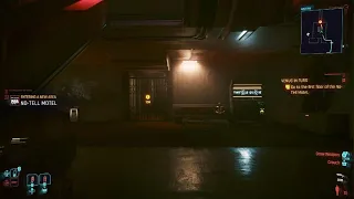 Cyberpunk 2077 - Visiting Meredith Stout at the No-Tell Motel - Secret Weapon