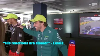 Hamilton Alonso Banter 'His reactions are slower' - Canadian Grand Prix 2023 F1