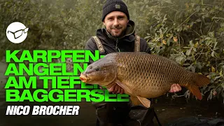 Karpfenangeln am tiefen Baggersee mit Nico Brocher | SESSION LOG